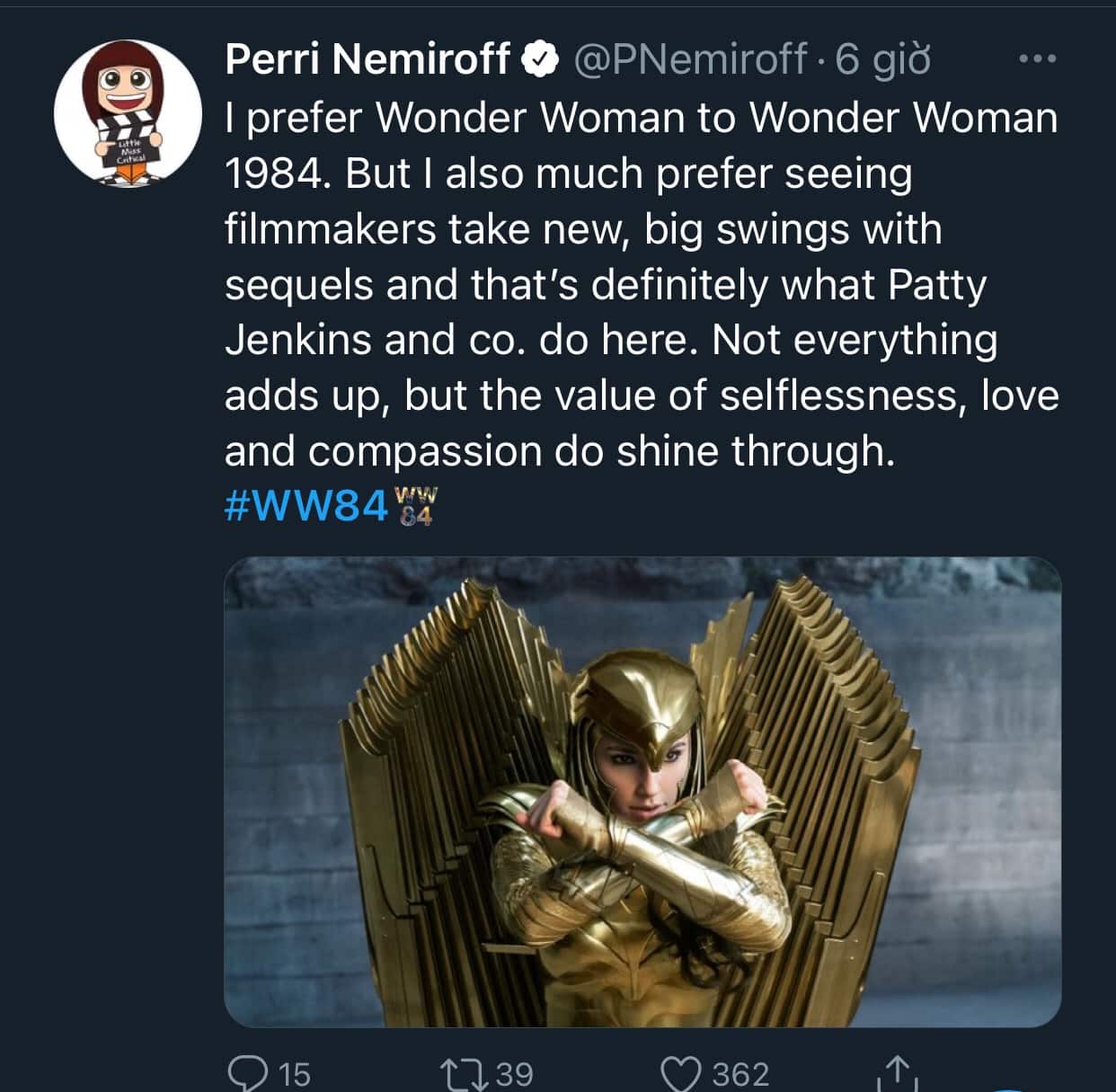 Ghien review - review som Wonder Woman 1984