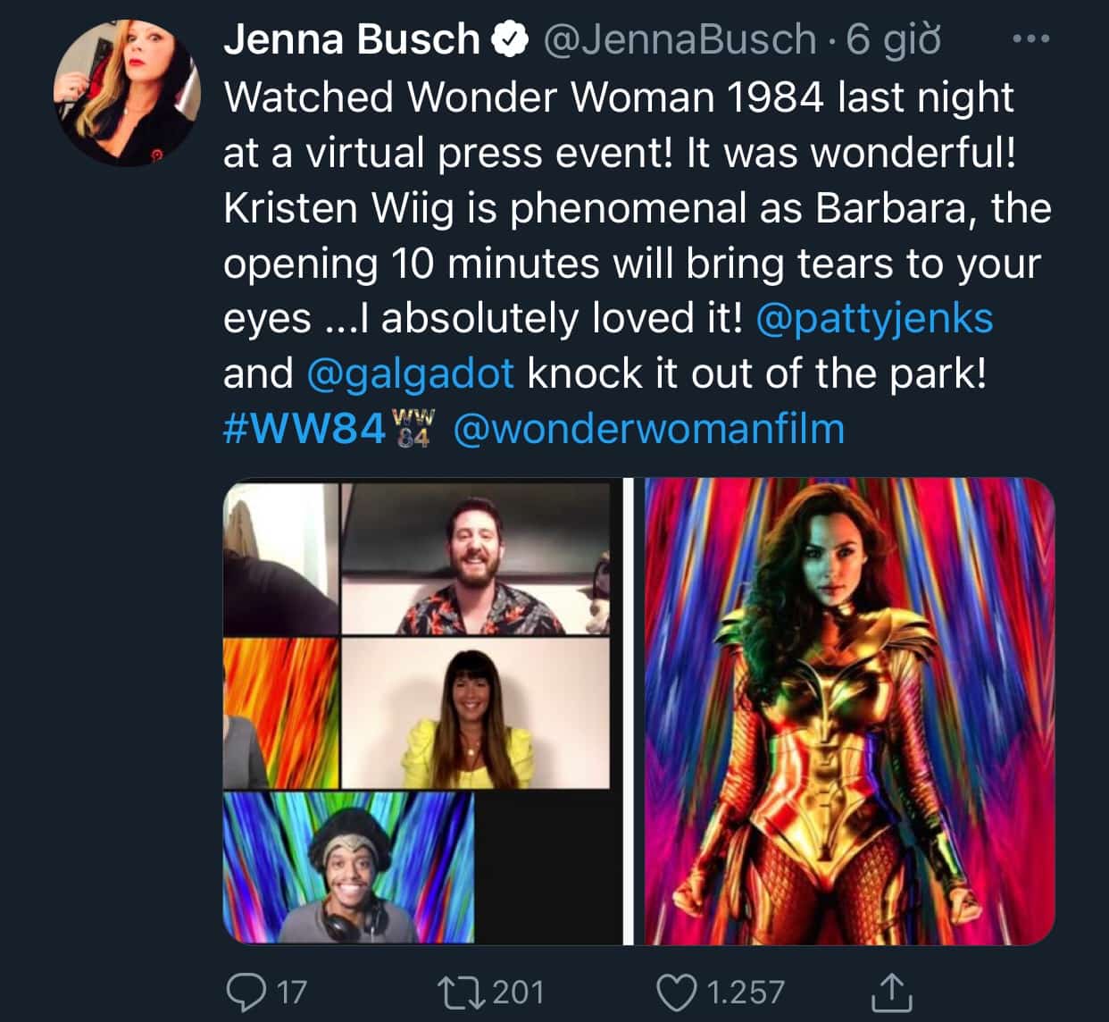 Ghien review - review som Wonder Woman 1984